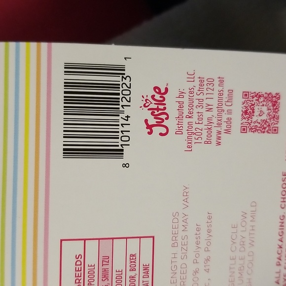 Justice Pet REVERSIBLE Pink Puffer Jacket Faux Fur Trim (Size Small)NWT *READ - Picture 7 of 7